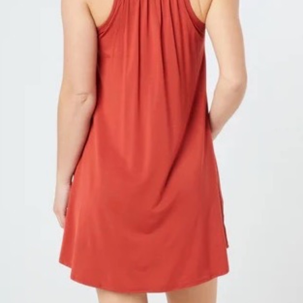 Shebird Womens The Tunic Tank Bra Dress Terracotta Size 2 (S) - Picture 2 of 10